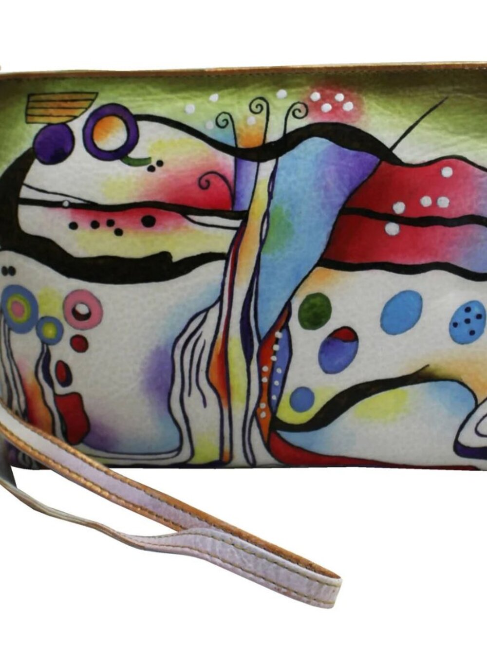 Bubbles Hand Painted Cross-body Shoulder Bag